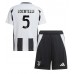 Juventus Manuel Locatelli #5 Dětské Oblečení Domácí Dres 2024-25 Krátkým Rukávem (+ trenýrky)